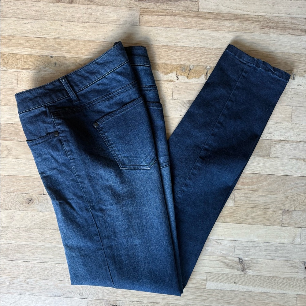 Aqua Women's Dark Blue Skinny Jeans